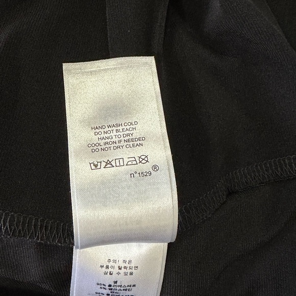 Ralph Lauren black Size 16 high low covering, white lining front to back - Picture 7 of 10